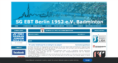 Desktop Screenshot of ebt-badminton.de
